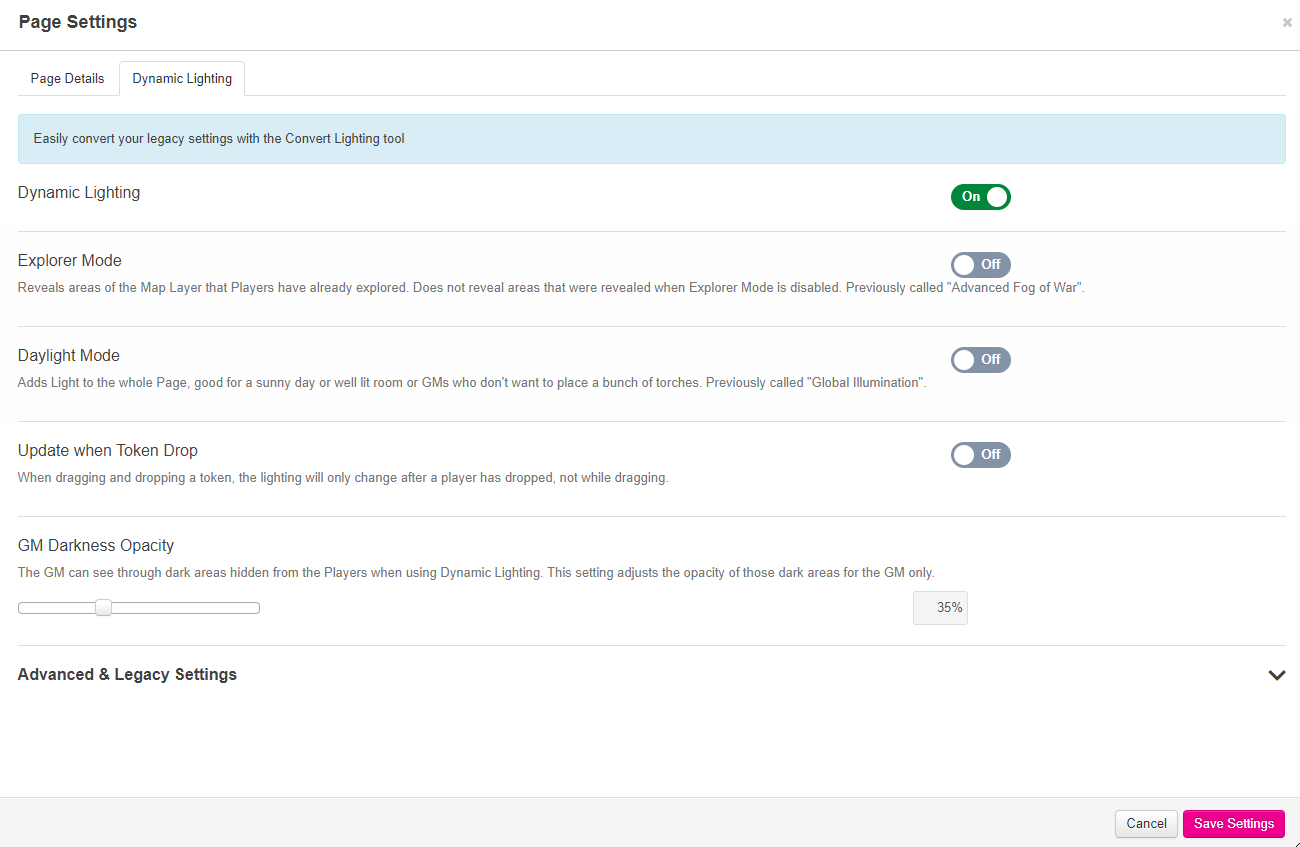 How To Use Dynamic Lighting Roll20 Guide Roll20 Dynamic Lighting